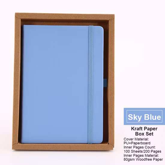 Benutzerdefiniertes A5-Tagebuch für Werbegeschenke, Bürotagebuch mit Stifthalter, individuelles Logo