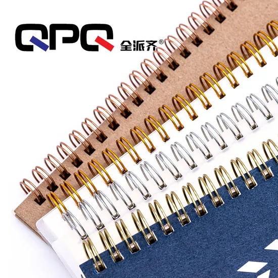 Hardcover, A5, PU-Leder, Molkerei, 80 Blatt, Spiral-Notizbuch, Doppeldraht